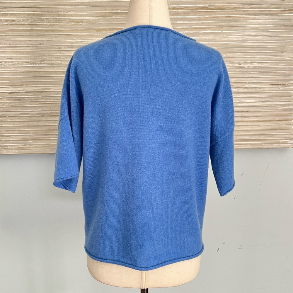 360 cashmere 100% cashmere short sleeves sweater - Picture 9 of 11